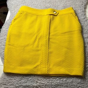 Gold Banana Republic Mini Skirt